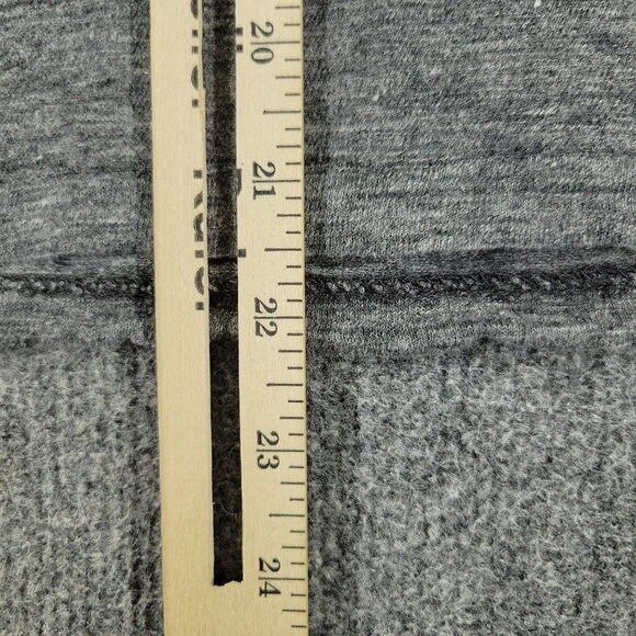 AllSaints Shirt Women's Medium Gray Faxley Crew Neck Short Sleeve Stretch Linen - Picture 9 of 13